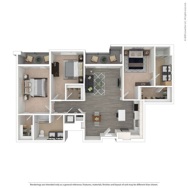 3 bed/2 bath - F2