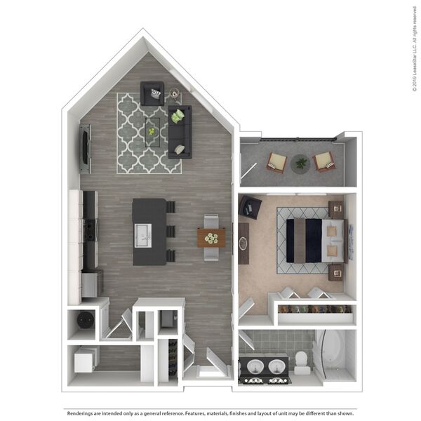 1 Bedroom/1 Bath - A06