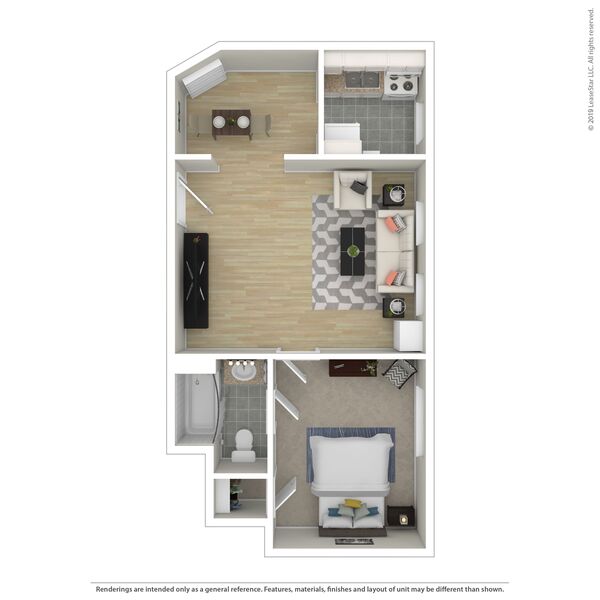 One Bedroom One Bath