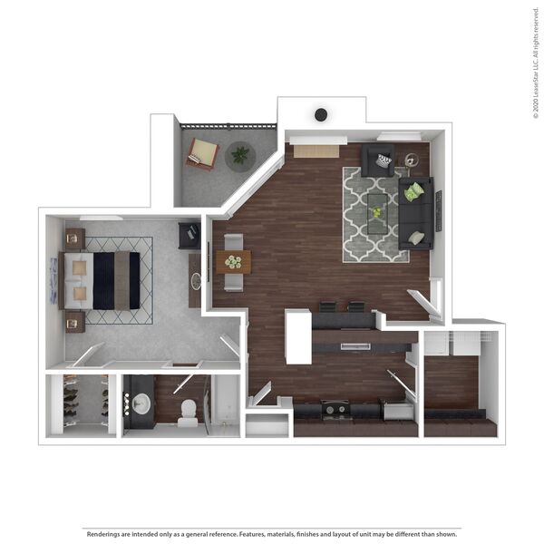 80% 1 Bed / 1 Bath