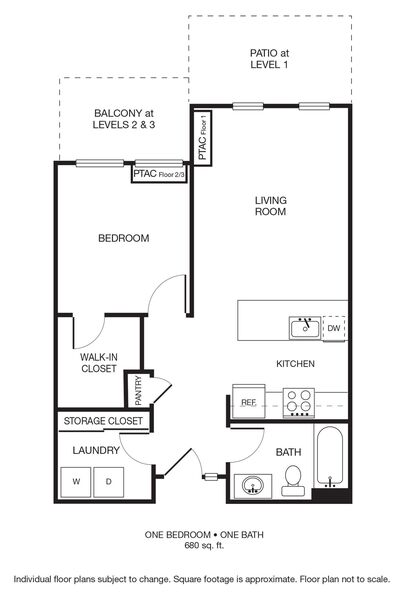 One Bedroom A
