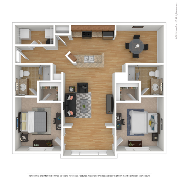 2 Bed/ 2 Bath
