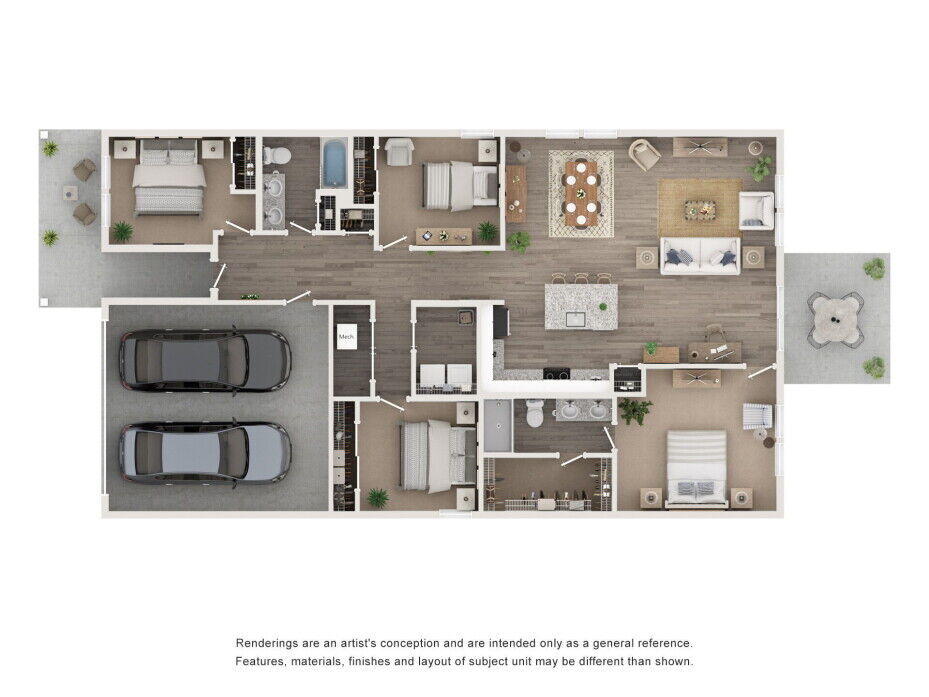 3 & 4 bedroom homes for rent Bluffton, SC Retreat at New Riverside