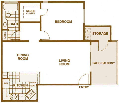 Escondido CA Forest Glen Floor Plans Apartments in Escondido