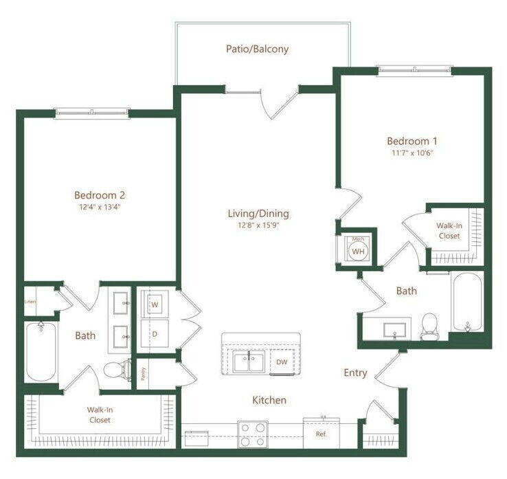 Greer, SC Apartments Ryder Junction Floor Plans