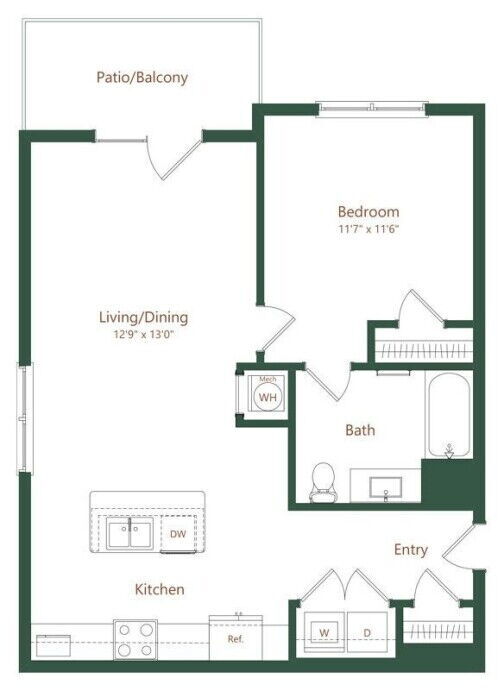 Greer, SC Apartments Ryder Junction Floor Plans