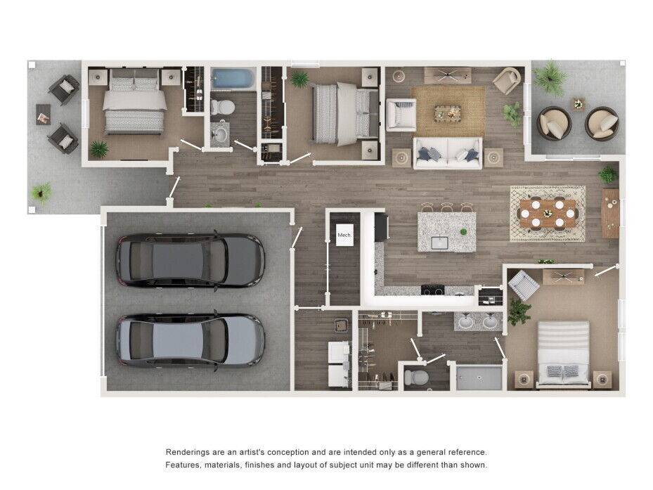 3 & 4 bedroom homes for rent Bluffton, SC Retreat at New Riverside