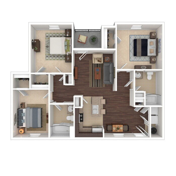 Mooresville, NC North Main Village Floor Plans | Apartments in ...