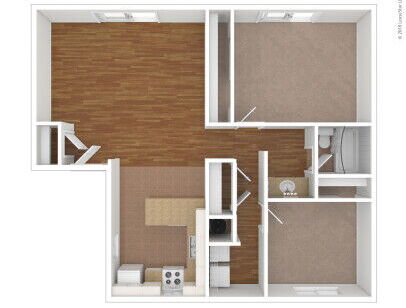 Forest Grove Apartments - Rainier - 2 bed - 1 bath - 1039 sf