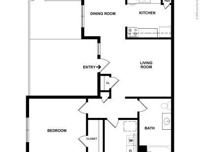 Reflections - Ash - 1 bed - 1 bath - 788 sf