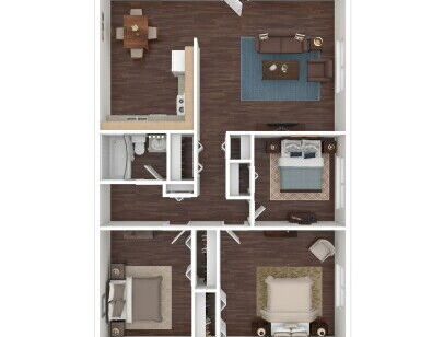 Harold House - Maple - 3 bed - 1 bath - 921 sf