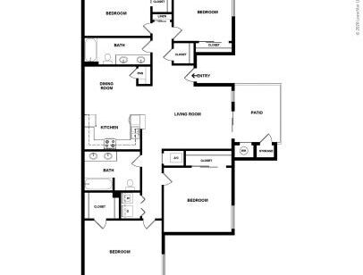 Maplewood - Acacia - 4 bed - 2 bath - 1472 sf