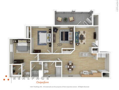 Madison Heights - 3 BD - 3 bed - 2 bath - 1166 sf