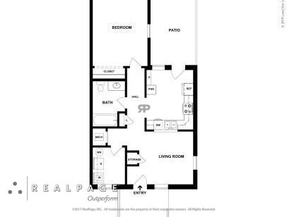 Coffelt-Lamoreaux - 1x1 - 1 bed - 1 bath - 625 sf