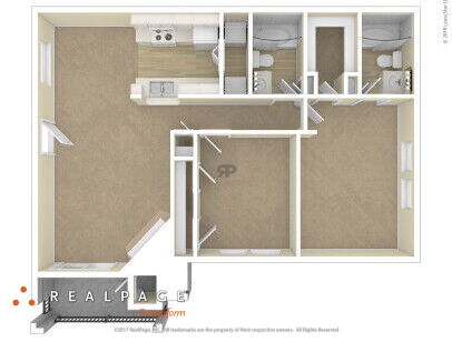 EPERNAY APARTMENTS - 2x2F - 2 bed - 2 bath - 910 sf