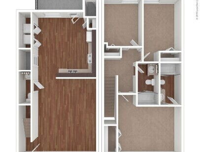 Iris: Beds - 3: Baths - 2.5: SqFt Range - 1214 to 1214