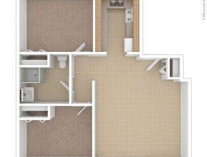 Mecca III - Rock Daisy - 2 bed - 1 bath - 798 sf