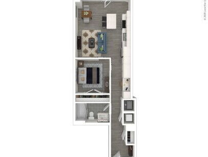J Linea - JA01.1 - 1 bed - 1 bath - 686 sf