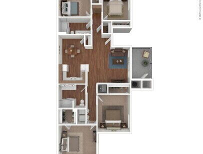 Mountain View - Acacia - 4 bed - 2 bath - 1472 sf