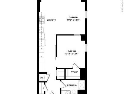 J Linea - A4 - 1 bed - 1 bath - 757 sf