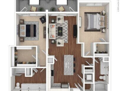 Apartments in Orlando FL | 1, 2, and 3-bedroom Floor Plans