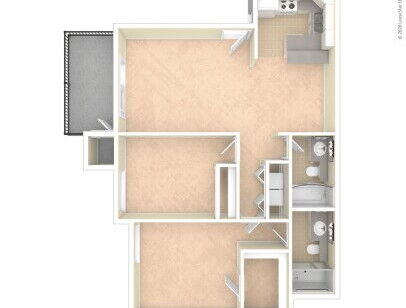 The Villas at Camino Bernardo - Madera - 2 bed - 2 bath - 969 sf