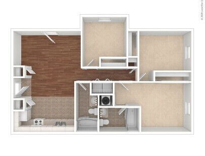 Clarkston Gardens - Geneva - 3 bed - 2 bath - 1038 sf