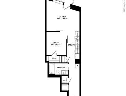 J Linea - JA02 - 1 bed - 1 bath - 645 sf
