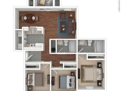 Fair Street Apartments - Geneva - 3 bed - 2 bath - 1060 sf