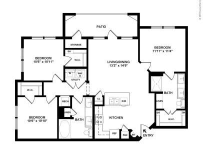 C1: Beds - 3: Baths - 2: SqFt Range - 1154 to 1154