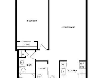 Kawahi Maluwai - Pikake - 1 bed - 1 bath - 550 sf