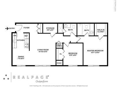 Woodridge Apartments - 2 Bed / 2 Bath Apt. - 2 bed - 2 bath - 920 sf