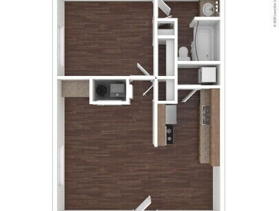 The Boulders - Granite - 1 bed - 1 bath - 577 sf