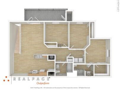 Madison Heights - 3 BD - 3 bed - 2 bath - 1166 sf