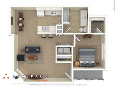 The Landings at Eagleridge Apartments - 1X1 P2 - 1 bed - 1 bath - 784 sf