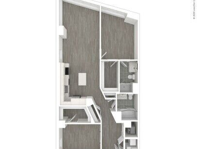 J Linea - D2 - 2 bed - 2 bath - 1192 sf