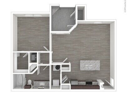 A1: Beds - 1: Baths - 1: SqFt Range - 804 to 804