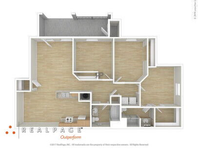 Madison Heights - 3 BD - 3 bed - 2 bath - 1166 sf