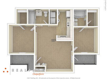 Lynmar Apartments - C60 - 2 bed - 2 bath - 880 sf