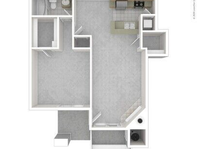 Oak Hill Apartments - 1 Bedroom 1 Bath - 1 bed - 1 bath - 810 sf