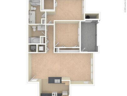 Pacific Landing - The Steedman - 2 bed - 2 bath - 1077 sf