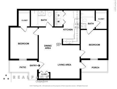 Lynmar Apartments - C60 - 2 bed - 2 bath - 880 sf