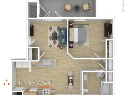 Madison Heights - 1 BD - 1 bed - 1 bath - 729 sf