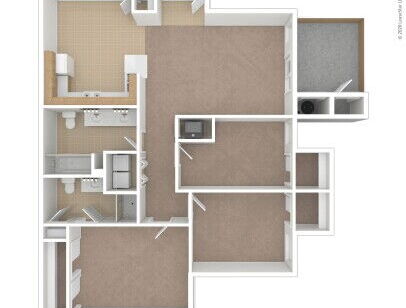 Maplewood - Sequoia - 3 bed - 2 bath - 1186 sf