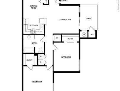 Mountain View - Aspen - 2 bed - 1 bath - 988 sf
