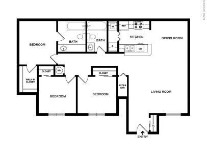 Ospreys Landing - Helm - 3 bed - 2 bath - 1185 sf