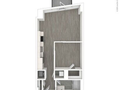 J Linea - JA08 - 1 bed - 1 bath - 616 sf