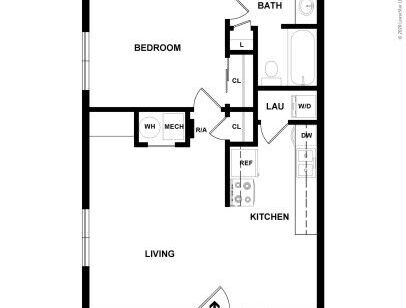 The Boulders - Granite - 1 bed - 1 bath - 577 sf