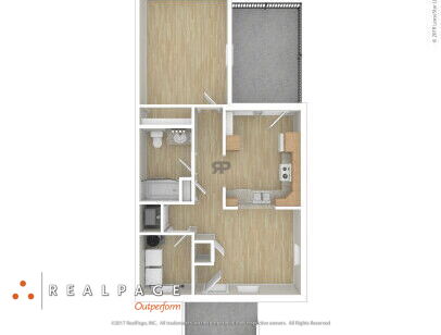 Coffelt-Lamoreaux - 1x1 - 1 bed - 1 bath - 625 sf