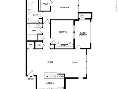 Pacific Landing - The Steedman - 2 bed - 2 bath - 1077 sf